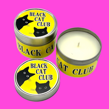Load image into Gallery viewer, Black Cat Club Scented Candle