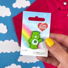 Load image into Gallery viewer, Good Luck Bear Care Bear Enamel Pin