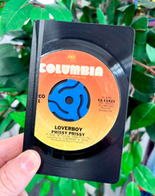 Load image into Gallery viewer, Loverboy Prissy Prissy Recycled Vinyl Record Pocket Notebook