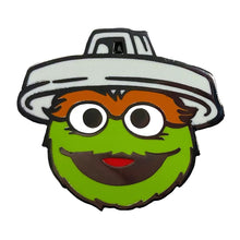 Load image into Gallery viewer, Oscar The Grouch Enamel Pin Badge