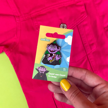 Load image into Gallery viewer, Count Von Count  Enamel Pin Badge
