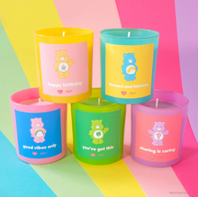 Load image into Gallery viewer, You've Got This Good Luck Peony Scented Care Bear Candle Jar