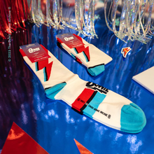 Load image into Gallery viewer, David Bowie Aladdin Sane Socks