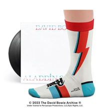 Load image into Gallery viewer, David Bowie Aladdin Sane Socks