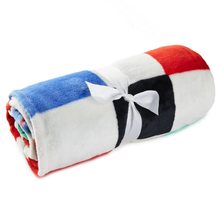 Load image into Gallery viewer, Peanuts™ Gang & Snoopy Checkered Blanket