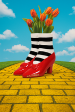 Load image into Gallery viewer, The Wizard Of Oz Ruby Slippers Vase
