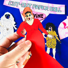 Load image into Gallery viewer, Cut Out Paper Doll Starring Divine Art Print