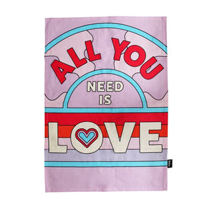 The Beatles All You Need Is Love Tea Towel