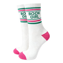 Load image into Gallery viewer, Book Girl Ribbed Sports Socks
