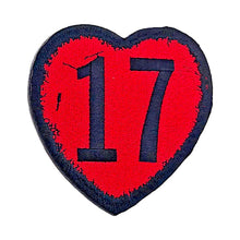 Load image into Gallery viewer, The Sex Pistols 17 Heart Iron On Patch
