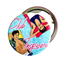 Load image into Gallery viewer, Club Tropicana Wham 1980s Inspired Pocket Hand Mirror
