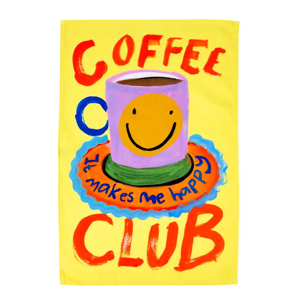 Coffee Club Tea Towel