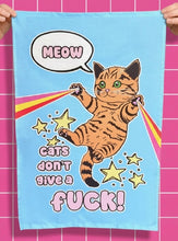 Load image into Gallery viewer, Cats Don't Give A Tea Towel
