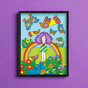 Crystal Garden Art Print