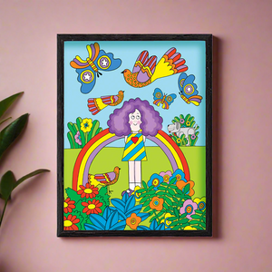 Crystal Garden Art Print