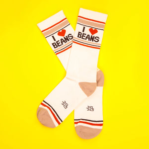 I ❤️ Beans Unisex Ribbed Socks