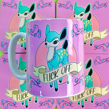 Load image into Gallery viewer, Fuck Off Bambi Ceramic Mug
