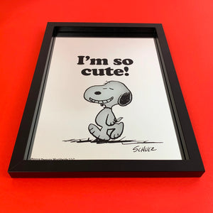 Peanuts I'm So Cute Snoopy Wall Mirror