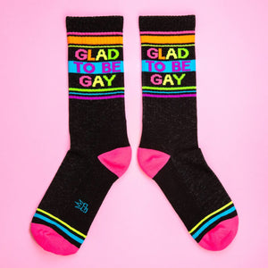 Glad To Be Gay Ribbed Socks