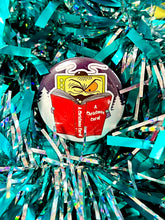 Load image into Gallery viewer, Evil Edna / A Christmas Carol Mashup Button Pin Badge
