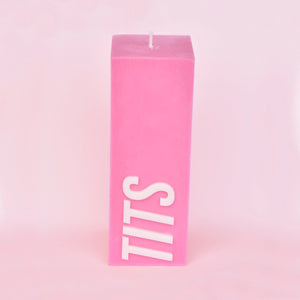 Tits 3D Pillar Candle