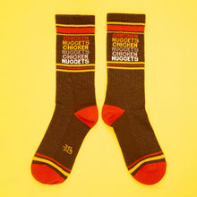 Load image into Gallery viewer, Chicken Nuggets Unisex Ribbed Socks
