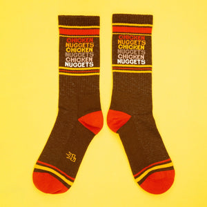 Chicken Nuggets Unisex Ribbed Socks
