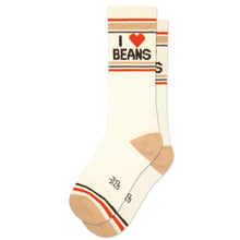 Load image into Gallery viewer, I ❤️ Beans Unisex Ribbed Socks
