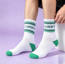 Load image into Gallery viewer, Lucky Ribbed Sports Socks
