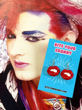 Load image into Gallery viewer, Red Lips Earrings
