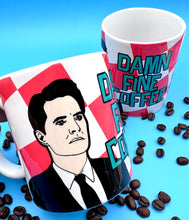 Load image into Gallery viewer, Damn Fine Coffee Twin Peaks Inspired Ceramic Mug
