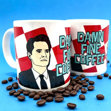 Load image into Gallery viewer, Damn Fine Coffee Twin Peaks Inspired Ceramic Mug
