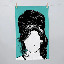 Load image into Gallery viewer, Amy Winehouse Tea Towel
