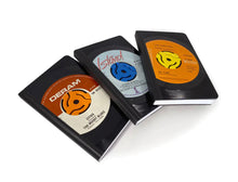 Load image into Gallery viewer, Queen Recycled Vinyl Record Pocket Notebook

