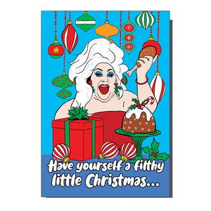 Have Yourself A Fithy Little Christmas Divine Inspired Christmas Card