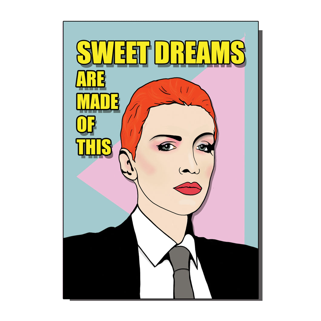 Sweet Dreams 1980s Inspired Card Card