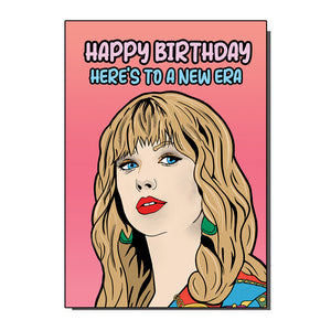 Taylor Swift Inspired Birthday Card