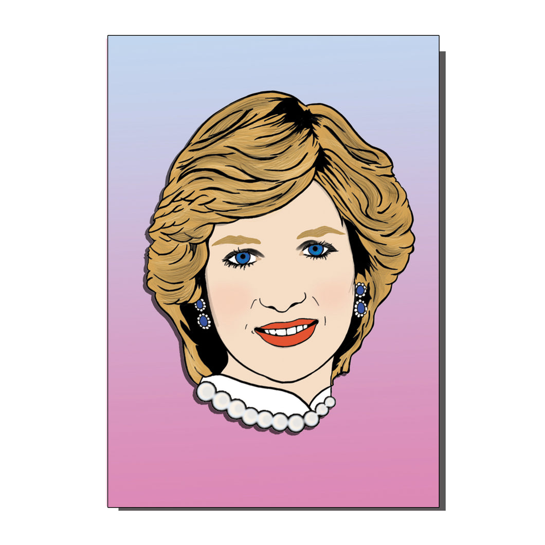 Princess Diana Greetings Card