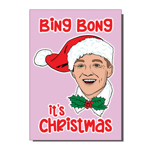 Bing Crosby White Christmas Inspired Christmas Card