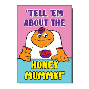 Honey Monster Inspired Greetings Card