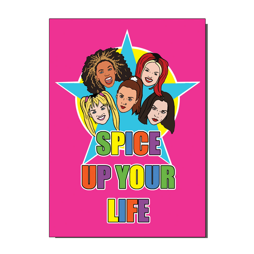 Spice Up Your Life Greetings Card
