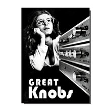Load image into Gallery viewer, Great Knobs Retro Stereo Greetings Card

