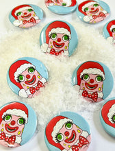 Load image into Gallery viewer, Mr Blobby Christmas Button Pin Badge
