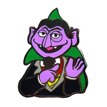 Load image into Gallery viewer, Count Von Count  Enamel Pin Badge
