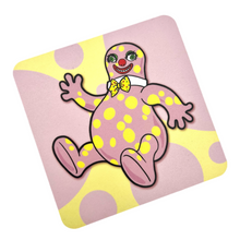 Load image into Gallery viewer, Mr Blobby Inspired Drinks Coaster
