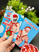 Load image into Gallery viewer, Gay Oooh Santa Christmas Card
