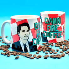Load image into Gallery viewer, Damn Fine Coffee Twin Peaks Inspired Ceramic Mug
