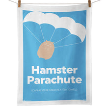 Load image into Gallery viewer, Hamster Parachute Tea Towel
