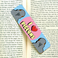 Load image into Gallery viewer, I love Pigeons Bookmark
