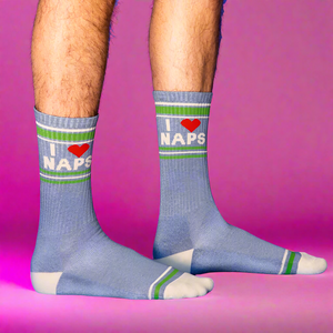 I ❤️ Naps Unisex Ribbed Socks